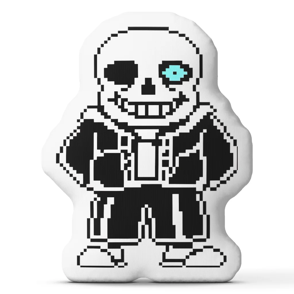 Undertales IV Sans Game Skull Funny Pillow Cushion Irregular Stuffed Throw Pillow Home Decor Gift Sofa Bed
