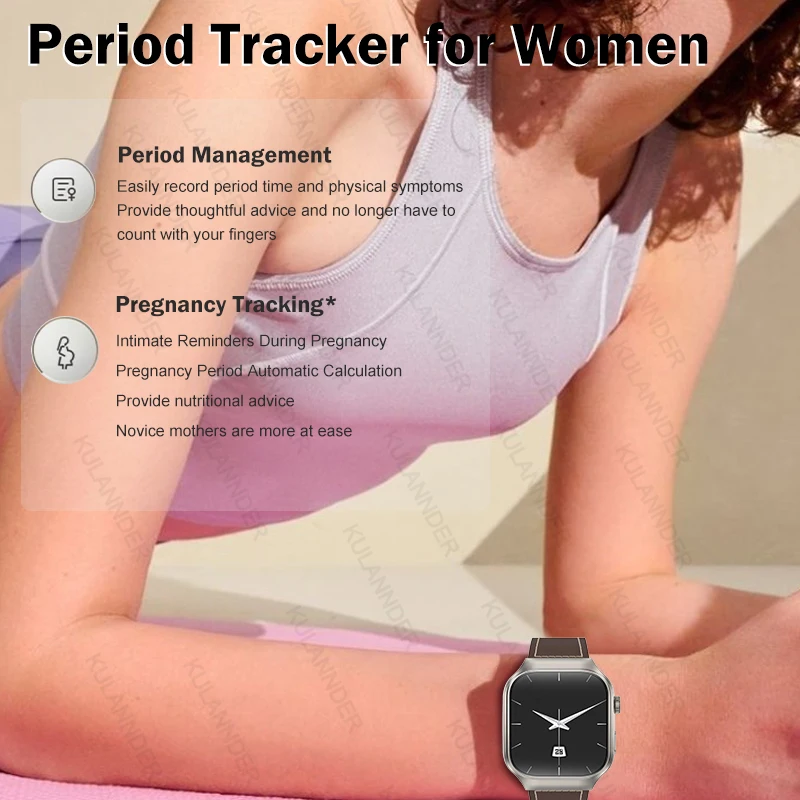 Relógio inteligente para IOS e Android, Blue Tooth Call, Frequência Cardíaca, Assistente de Voz em Saúde, 100 Modos Esportivos, Smartwatch Empresarial e Esportivo, Novo