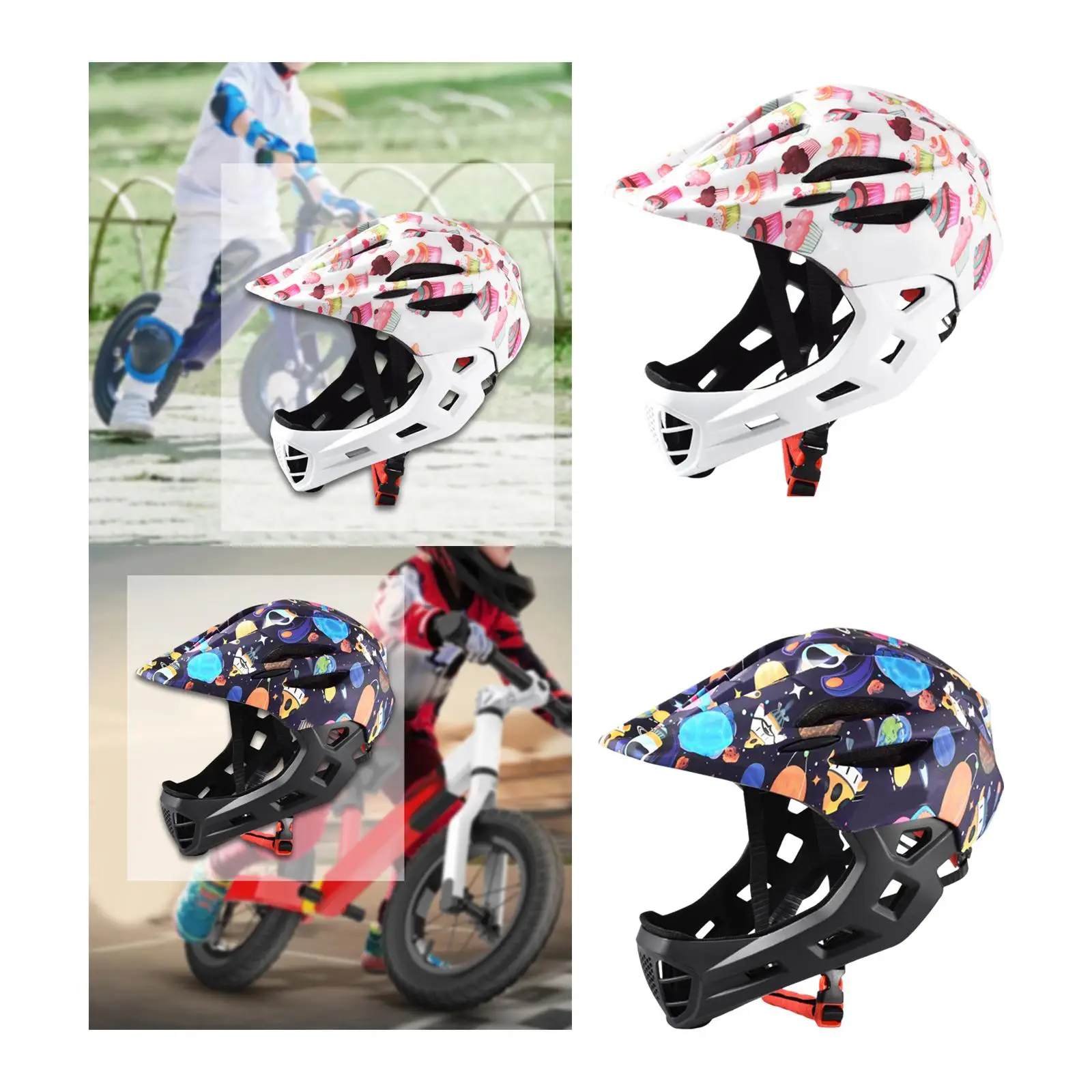 

Kids Bike Helmet Adjustable Shockproof Child Bicycle Helmet for Skateboarding Roller Skating Outdoor Sports Biking Rock Climbing