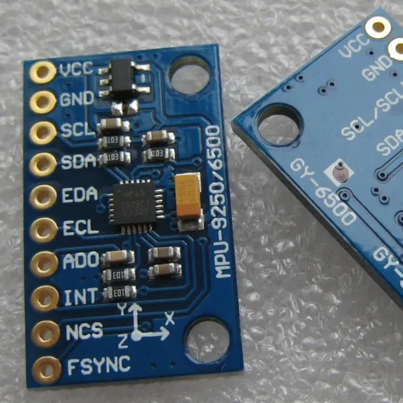 MPI interface of MPU6500 6DOF 6-axis attitude acceleration gyroscope sensor module