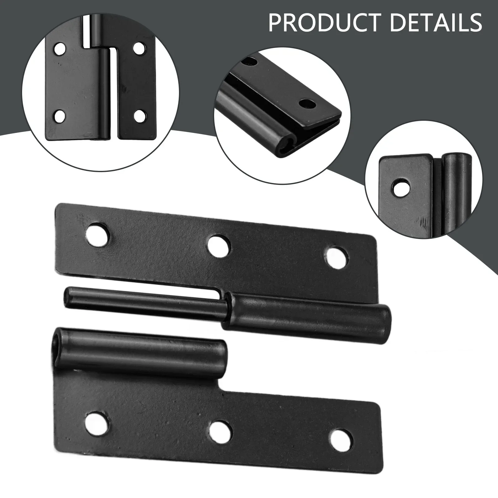Each Hinge Measures Removable Hinge Split Design Durability Lifting Hinge Made Of Metal Installation Shoe Cabinets