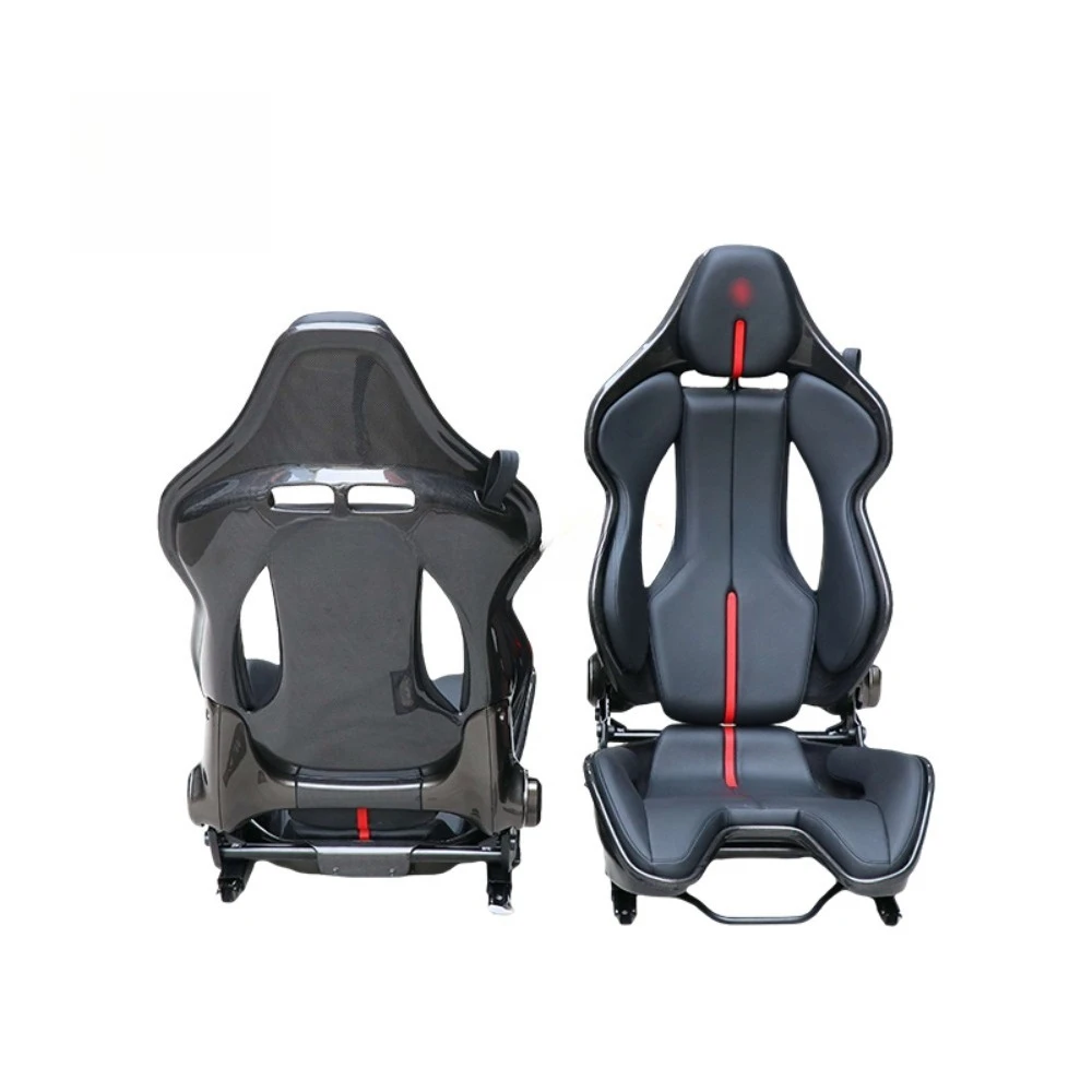 Universal Style Dry Carbon Fiber Sports Seats Suitable for SF90 458 488 812 F8 Bucket Racing Seats Vehicle Modification