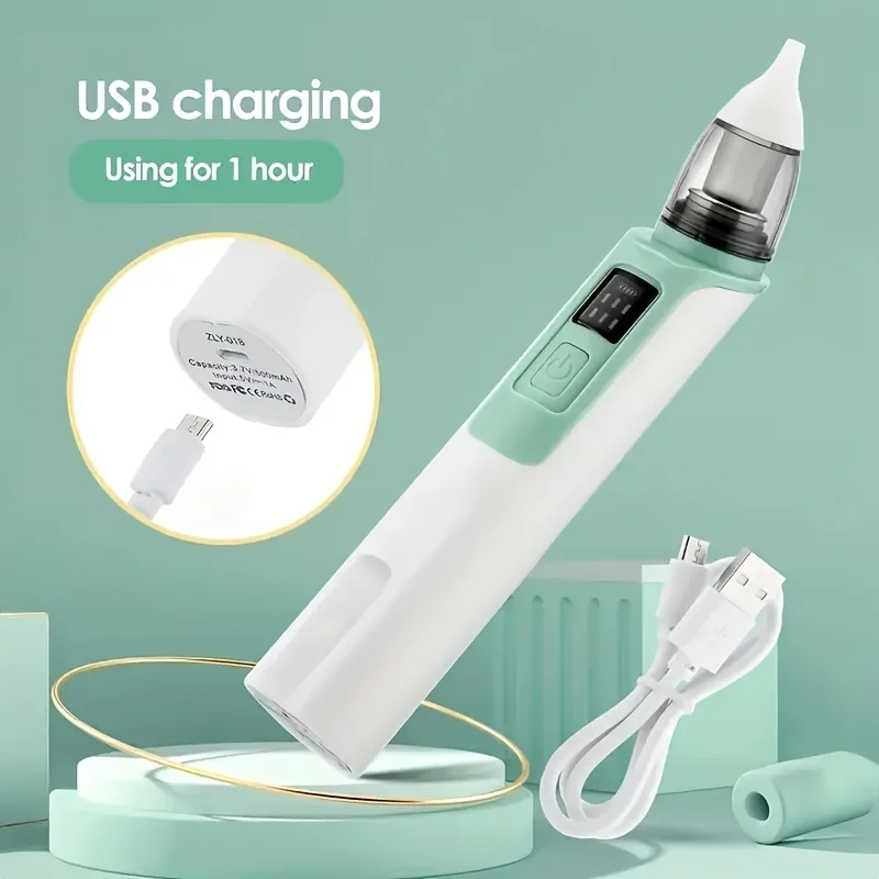 New Rechargeable Baby Nose Cleaner Silicone Adjustable Suction Electric Child Nasal Aspirator Health Safety Convenient Low Noise