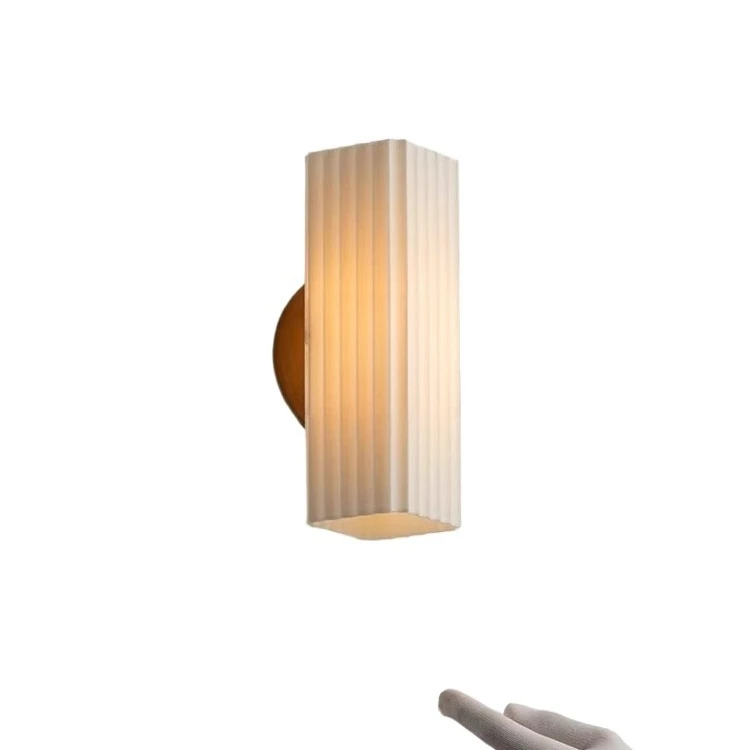 

Sales office Hotel background wall wall wall lamp, wabi minimalist corridor aisle bedroom bed lamp