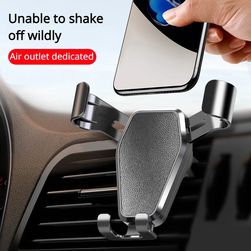 

Universal Car Bracket Gravity Auto Phone Holder Car Air Vent Clip Mount Mobile Phone Holder CellPhone Stand For iPhone Samsung