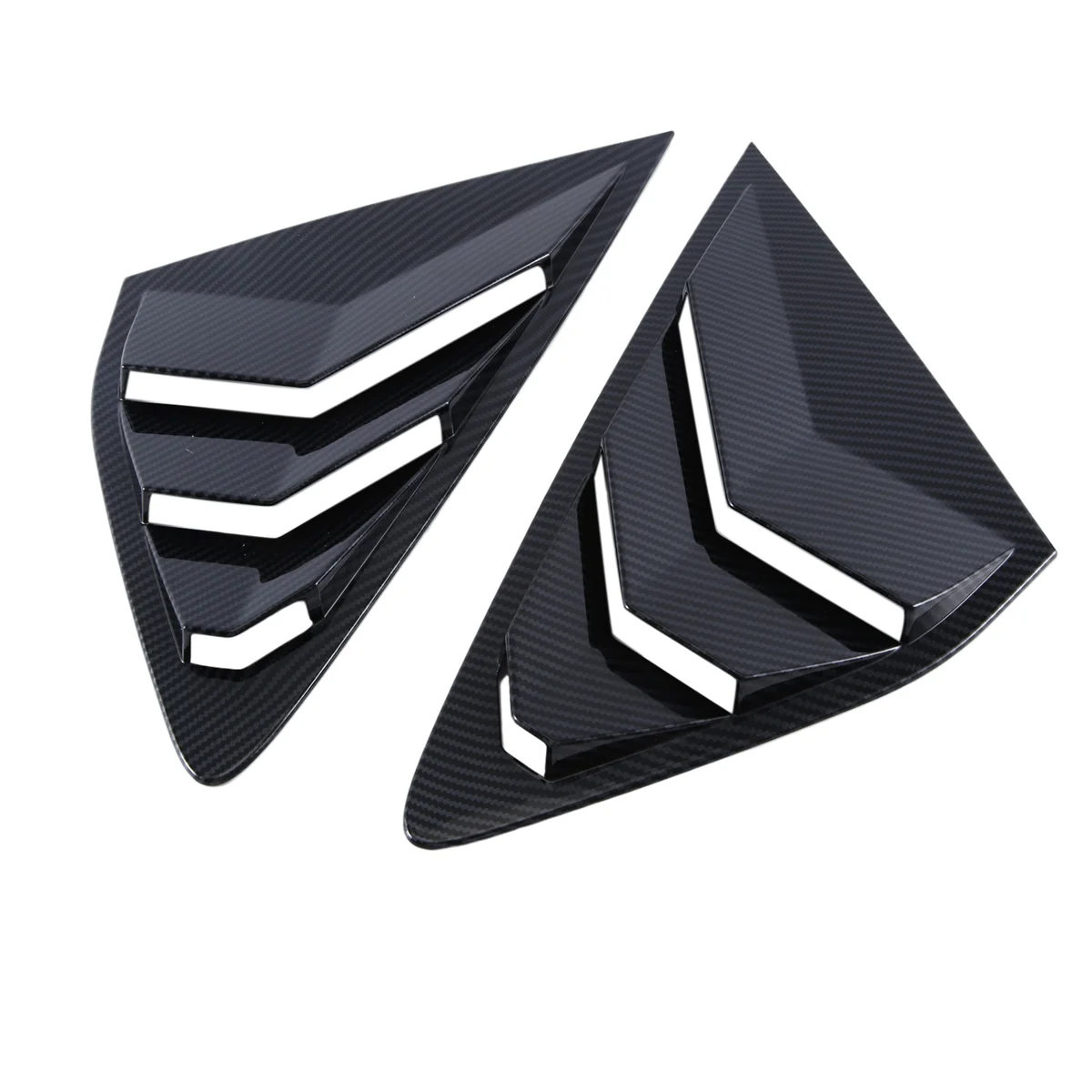 

Car Rear Side Vent Quarter Window Louver Shutter Cover for Honda Accord 2023 Carbon Fiber Look