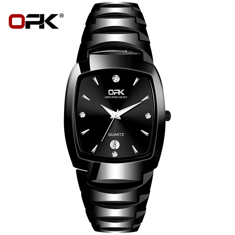 Opk Merk Horloge Fabrikanten Groothandel Verkoop Van Roestvrij Staal Quartz Paar Horloge Dames Horloge Casual Dames Horloge