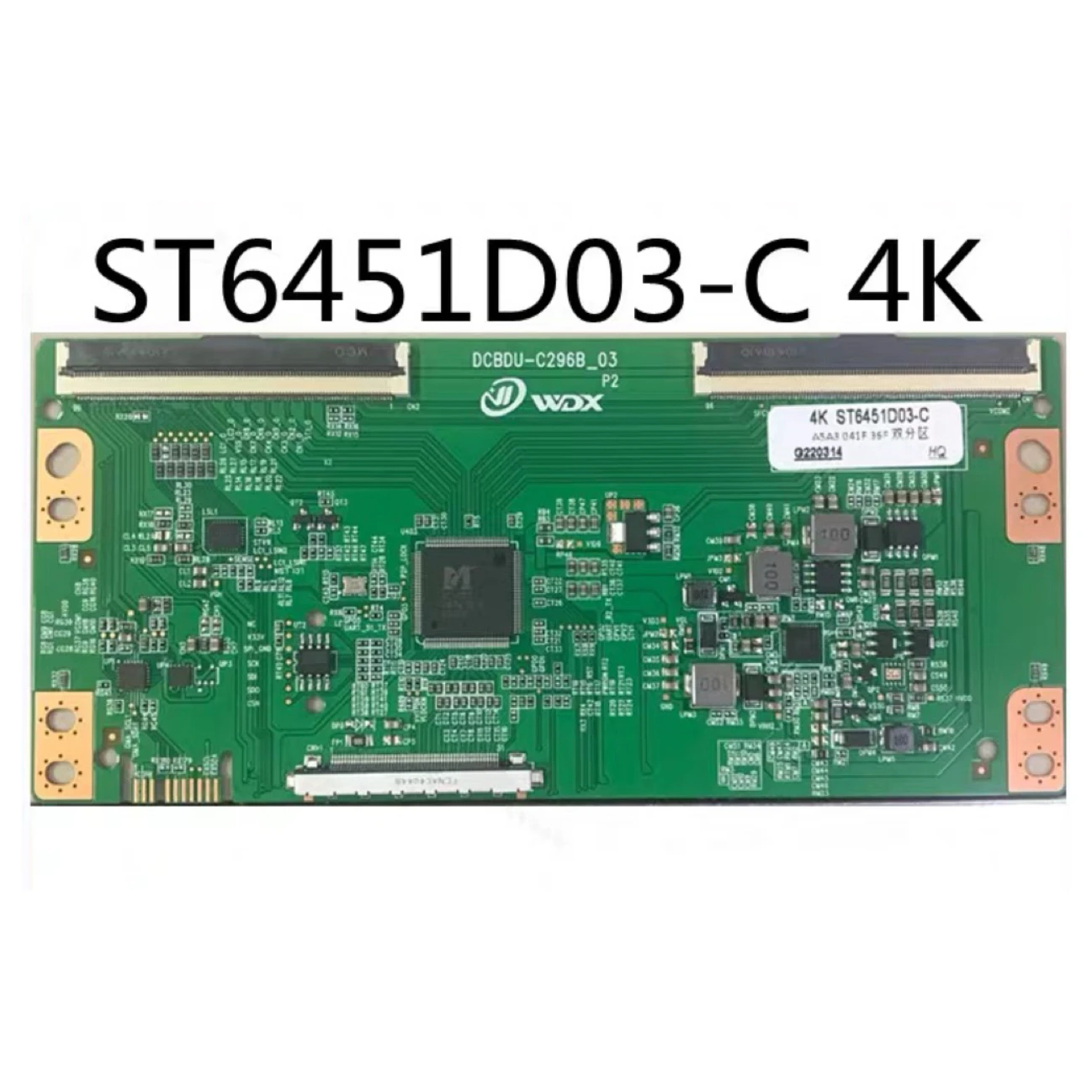 65 inch logic board dcbdu-c296b-03 barcode st6451d03-c 4K newly upgraded logic board inventory measurement