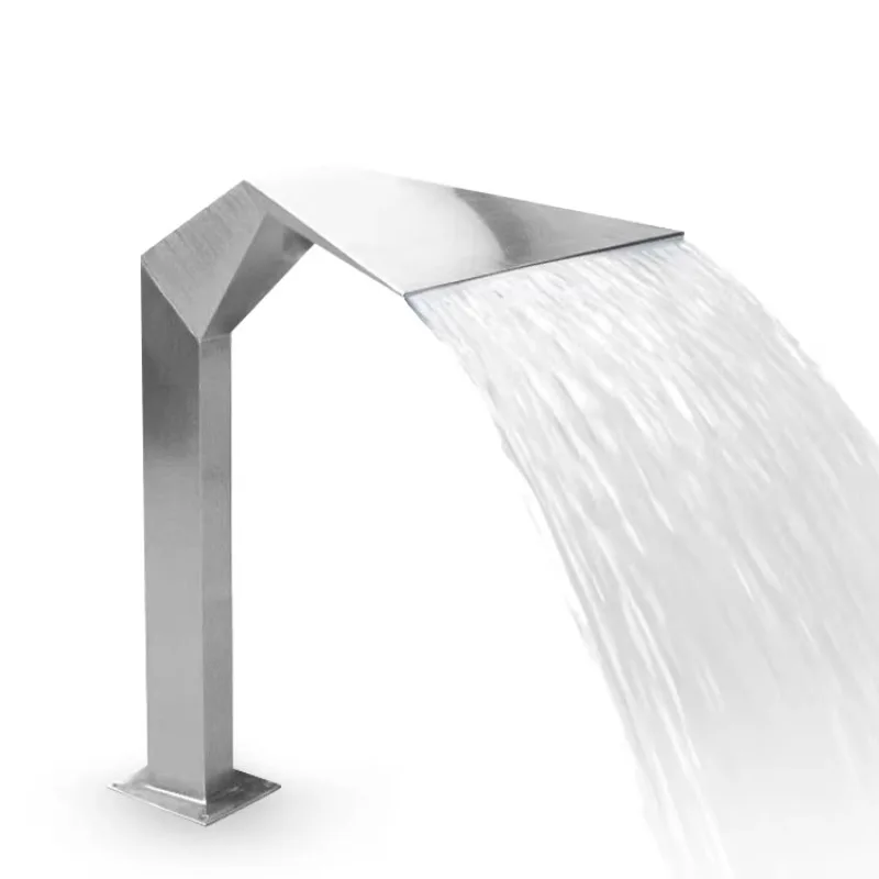 

STLF New Design High Quality Stainless Steel Swimming Pool Waterfall Fountain for Swimming Pool