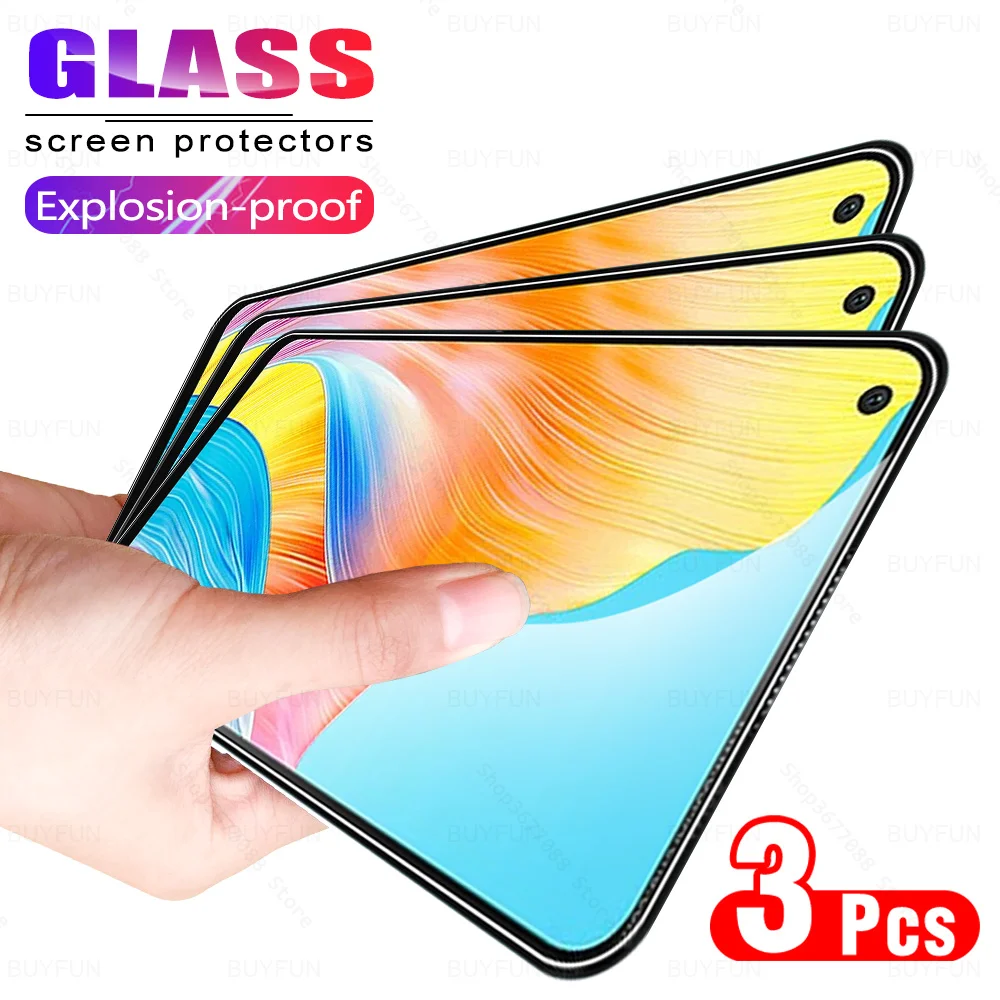 OppoA78 Glass 3Pcs For Oppo A78 4G Tempered Glass Orro Appo A58 A58x A98 5G OppoA98 A 78 98 58 78A Full Cover Screen Protector