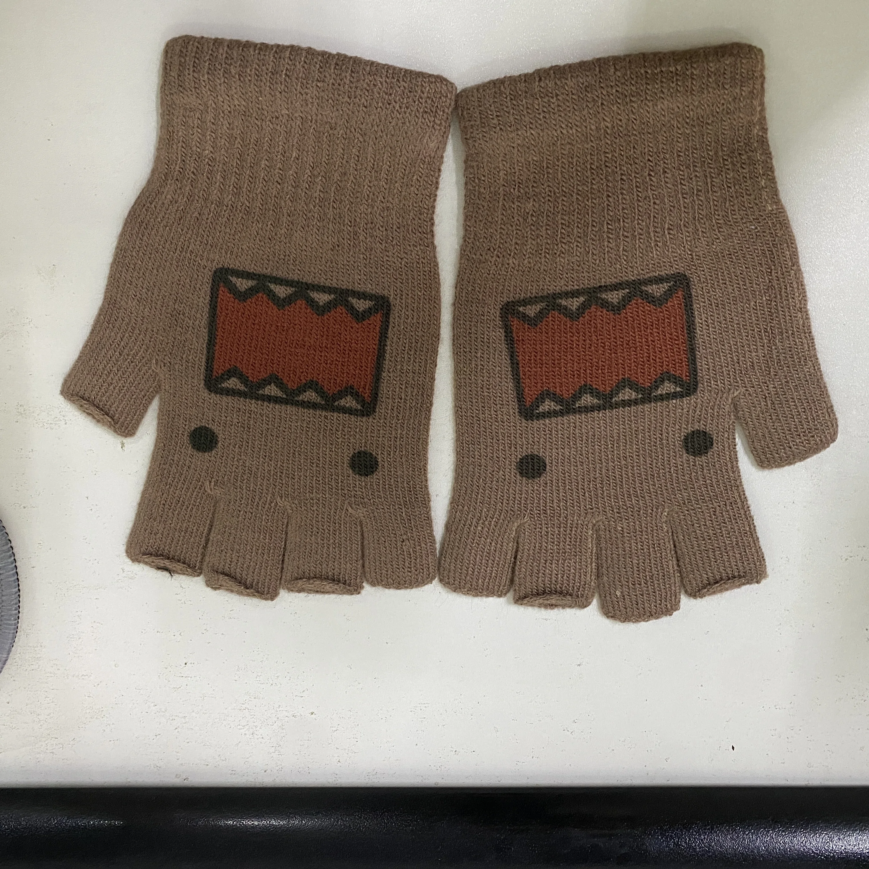 قفازات Y2K المطبوعة الأصلية الجديدة قفازات الشرير القوطية للجنسين ملابس الشارع