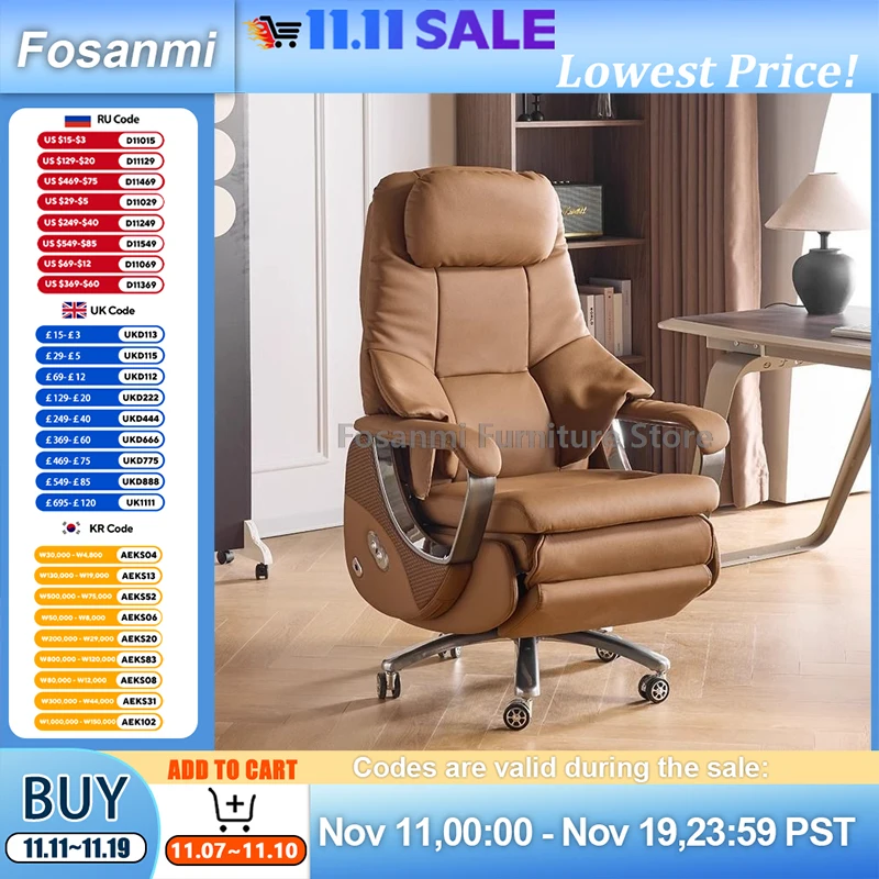 Height Adjustable Ergonomic Office Chair High Back with Headrest and Armrests Computer Chairs Gaming Electric Massage Desk Chair