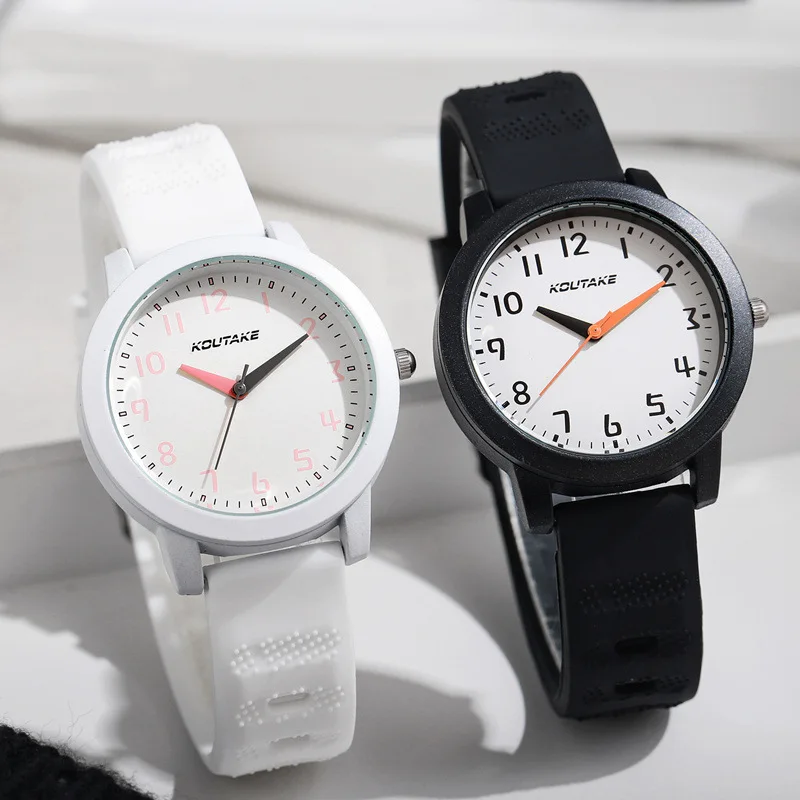 Unisex School Student Watch Fashion Couple Casual Silicone Strap Wristwatch Sport Man Women Watches Montre Femme Dropshipping