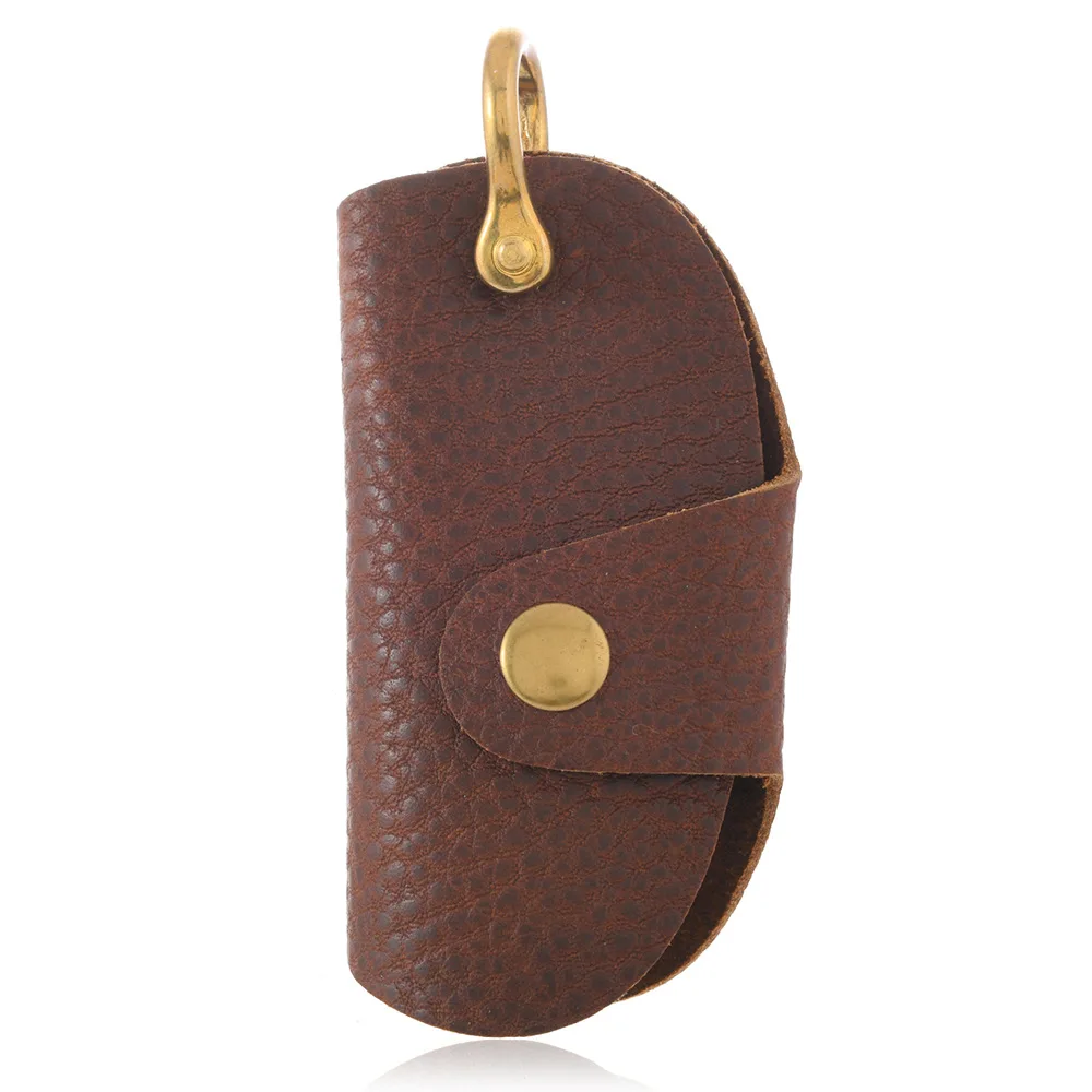 

Genuine Leather Key Pouch Key Organizer Fashion Car Key Storage Keychain