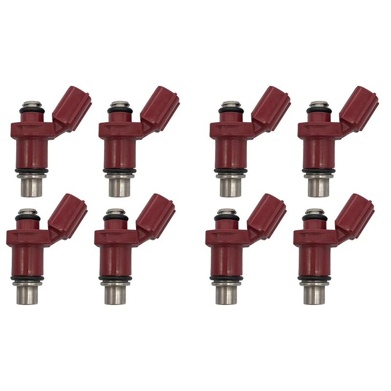 8PCS Fuel Injectors Nozzle 6D8-13761-00-00 For Yamaha Outboard 75HP 90HP F75 F90