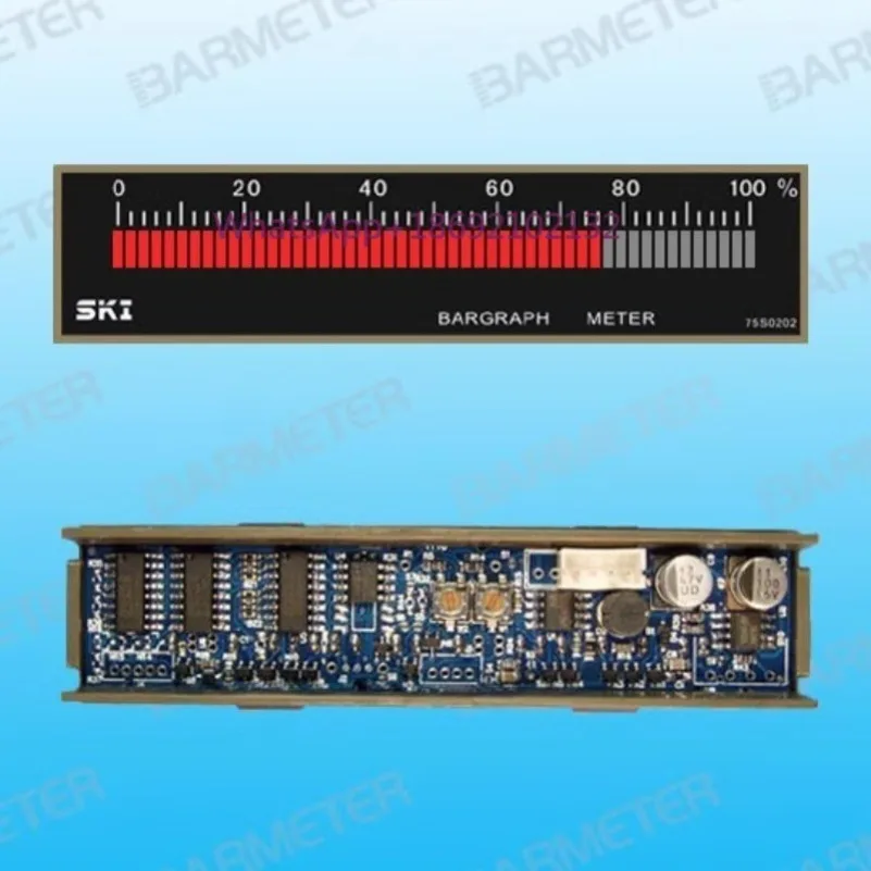 51 Segment 75mm LED Single Column Standard Embedded Display Measuring Meter