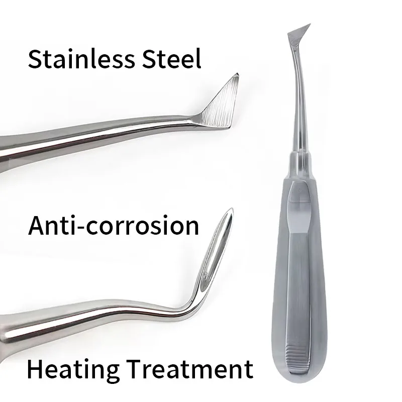 

Стоматологические инструменты и материалы: Набор зубных элеваторов, инструменты для оральной хирургии, малоинвазивные щипцы для удаления зубов из нержавеющей стали
