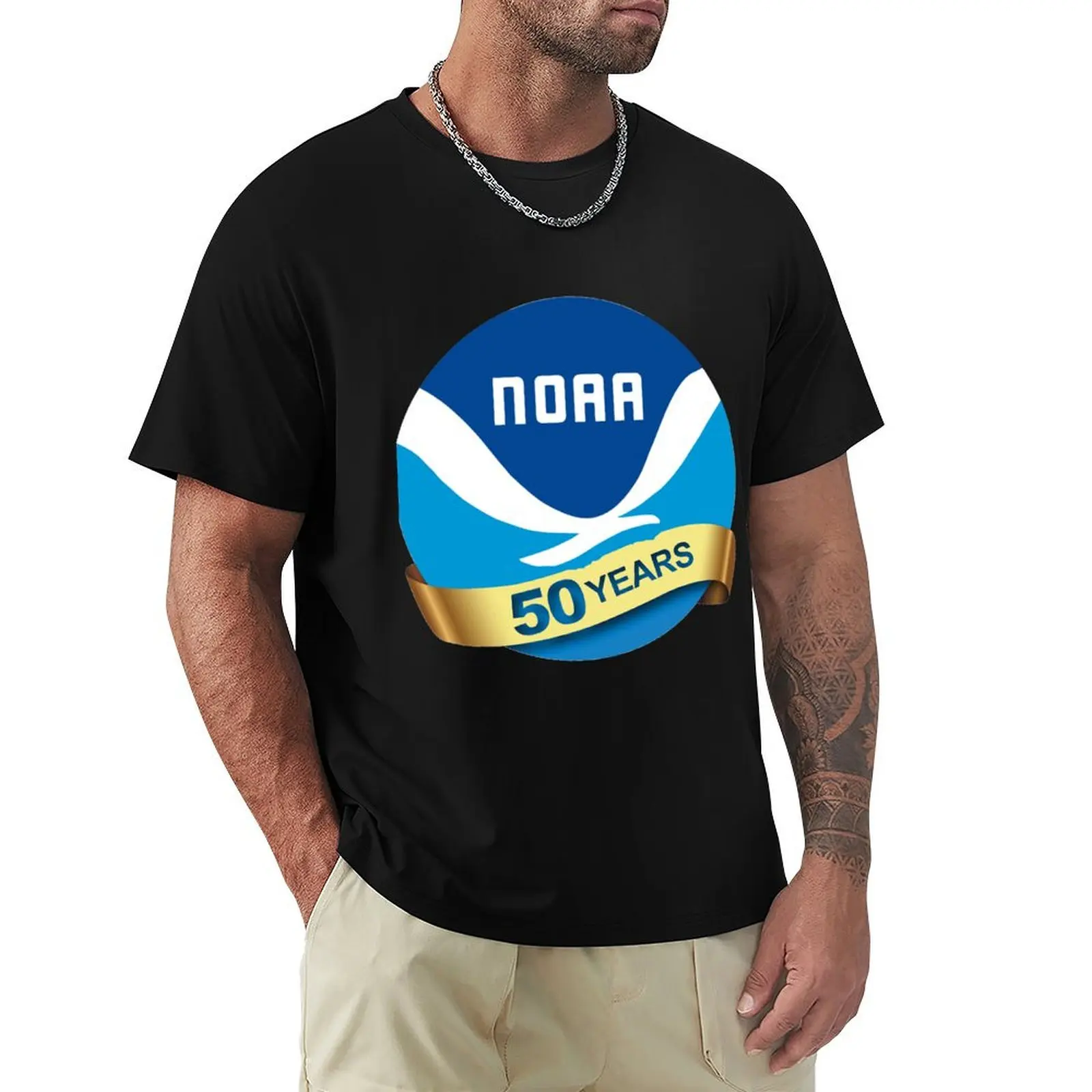 

NOAA at 50 Logo! T-Shirt customs design your own boys animal print mens graphic t-shirts big and tall
