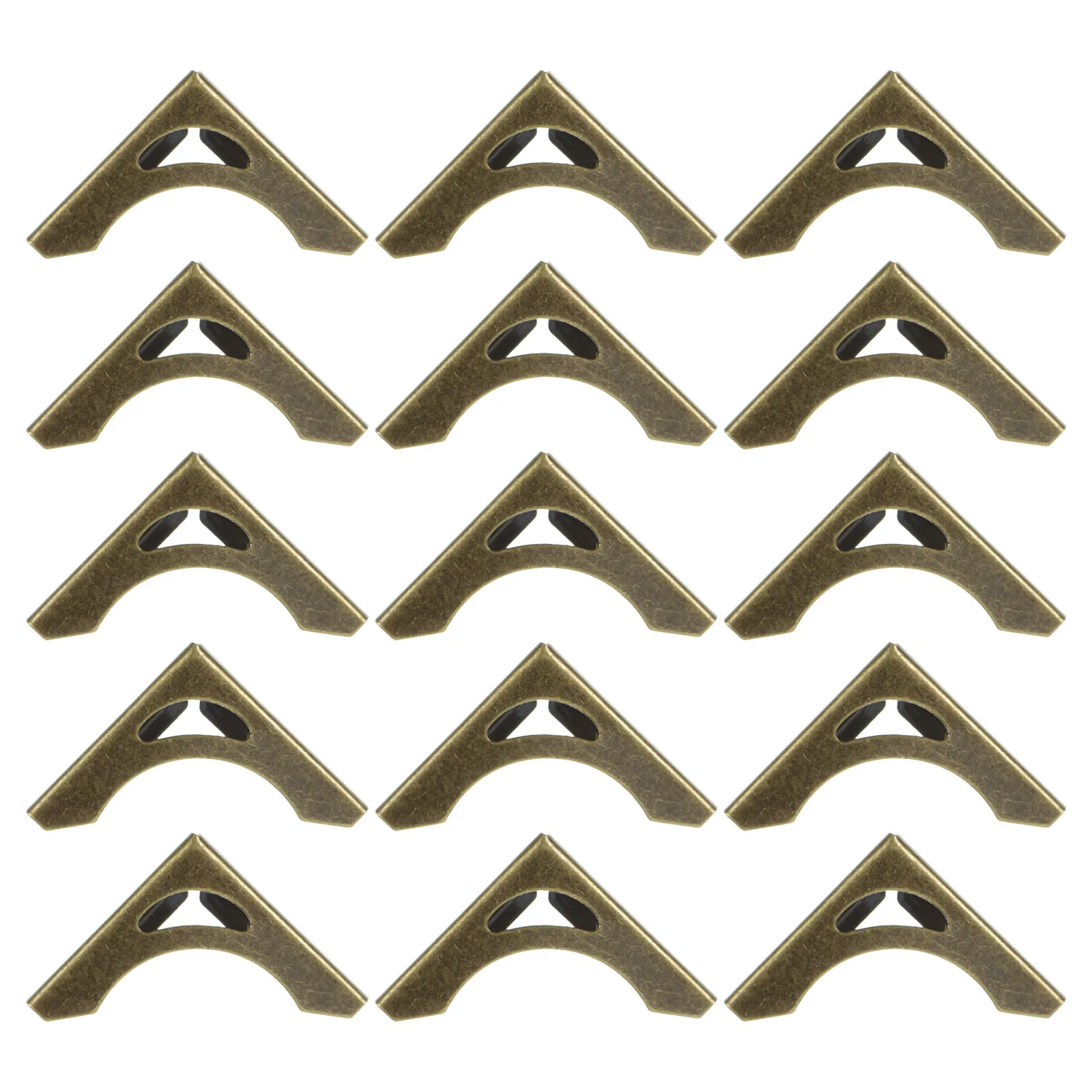

50Pcs Metal Book Corners Vintage Corner Protectors Decorative Scrapbook Albums Notebook Edge Covers Book Corners