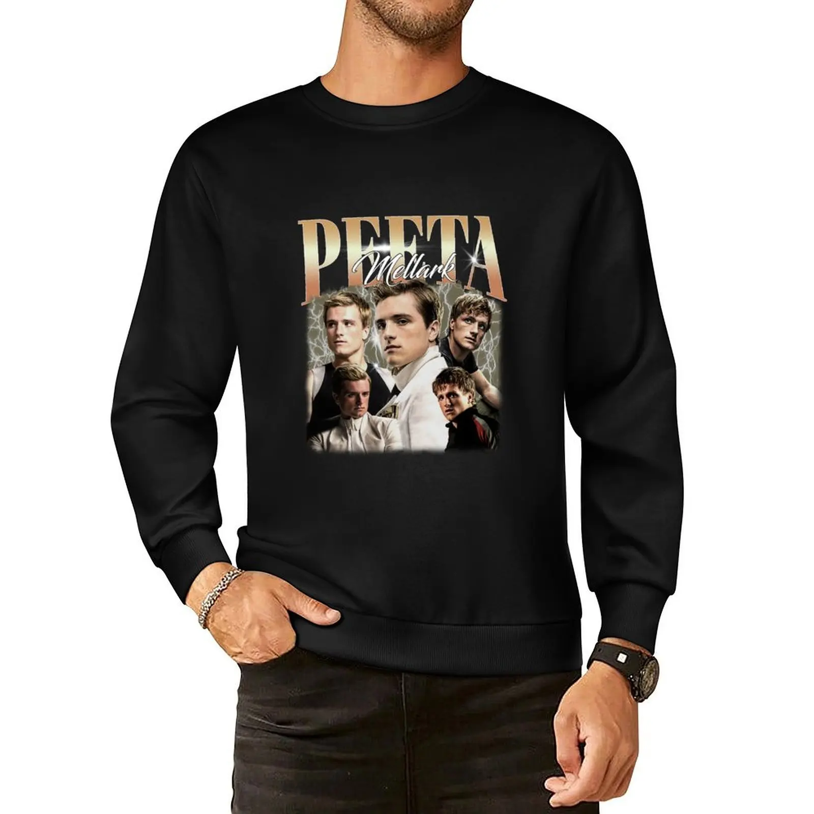 Peeta Mellark Vintage Unisex , Limited Peeta Mellark Vintage T-, Gift Unisex T-, Best Peeta Mellark Sweat Gift I Pullover Hoodie