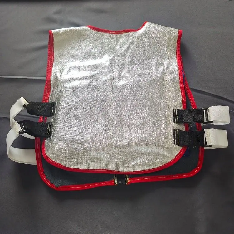 High-temperature Vest 500-degree Heat-insulating Aluminum Foil Waistcoat Flame-retardant Fireproof Scratch-resistant Protective