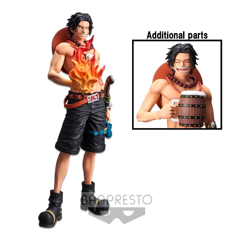 

Goods in Stock 100% Original BANPRESTO PORTGAS.D.ACE Grandista NERO Authentic Anime Portrait Model Toy Collection Doll Gift