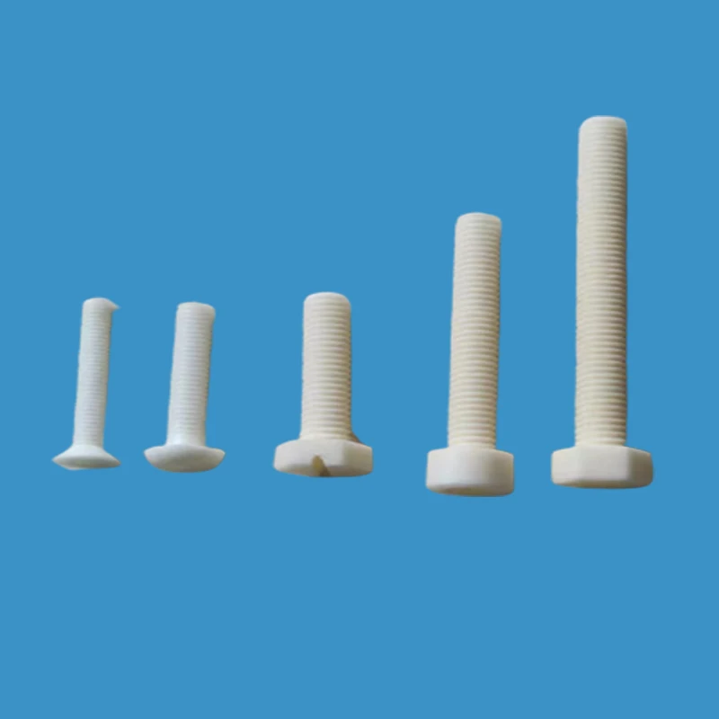 M2 M3 M4 M5 M6 Zirconia Ceramic Bolt Nut Set Hex Socket Allen Screw Corrosion Resistant Insulating