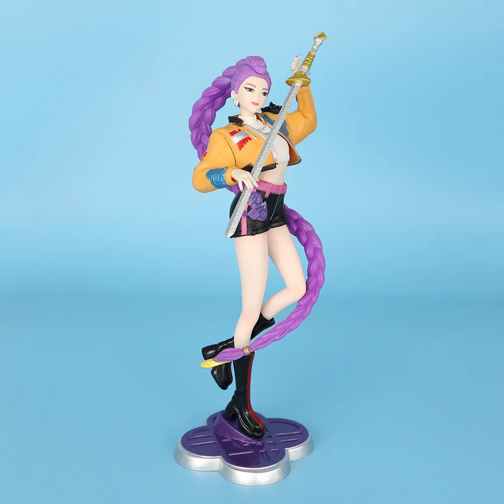 

22cm KPOP Idol Hunter Squad Rumi Figure Tiger Star Edition Large Anime Girl Character Statue Stylish Collectible Model Gift