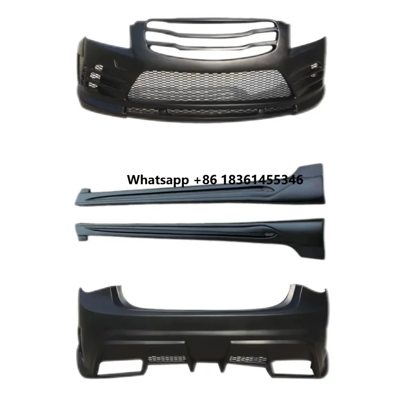 

For Cruze 09-15 Modified Body kit New Style Surround Car Unpainted Front Rear Bumper Side Skirt