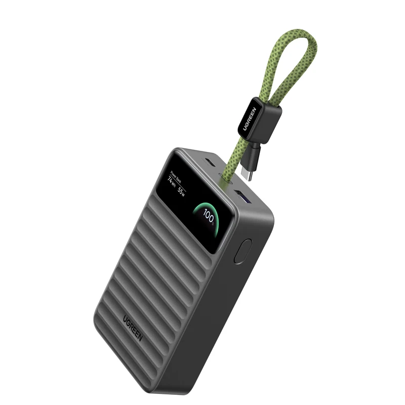 【Nowy CCC】UGREEN 45W Power Bank 20000mAh Przenośny PowerBank do iPhone 17 Pro Max Samsung Telefon Zewnętrzna Bateria 40W Ekran TFT — zdjęcie produktu 7