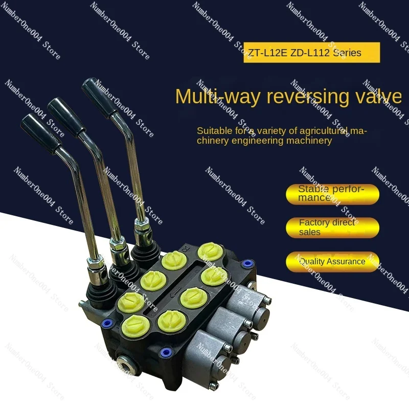 Zd102 Zt12 Hydraulic Multi-Way Valve Hand-Directional Valve Bidirectional Fish Fillet Control Single Bidirectional Cylinder