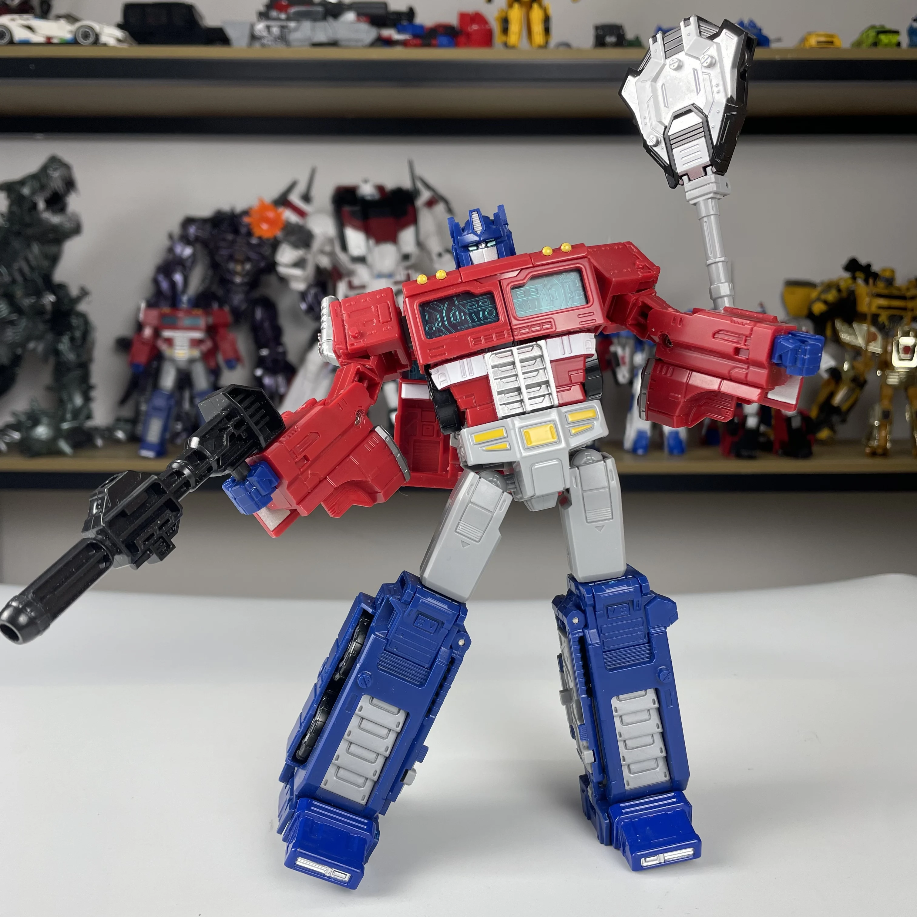 ألعاب التحول BPF الحصار سلسلة 6630 21 سنتيمتر OP سبيكة نسخة موسعة ABS نموذج معدني عمل أرقام جمع هدية