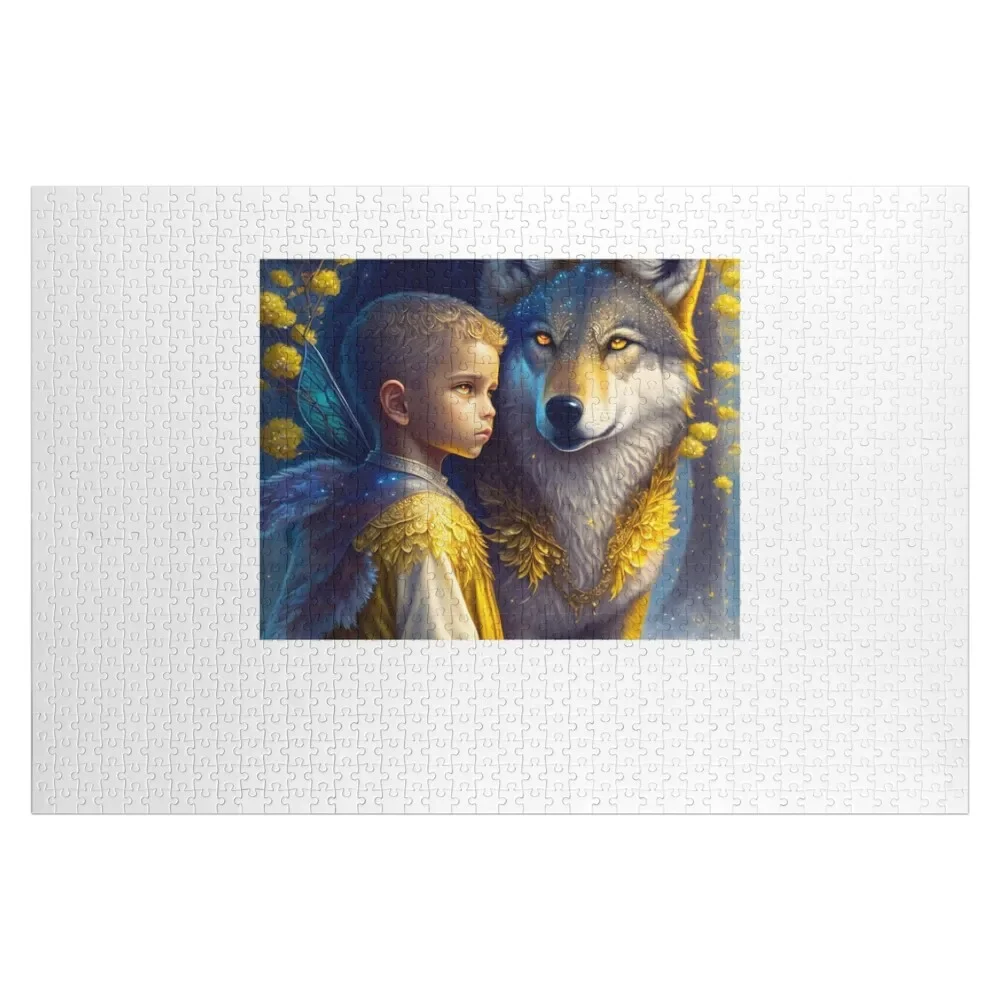 Copy of Copy of Wolf Is My Spirit Animal Jigsaw Puzzle Christmas Toys Game Children Animal Puzzle