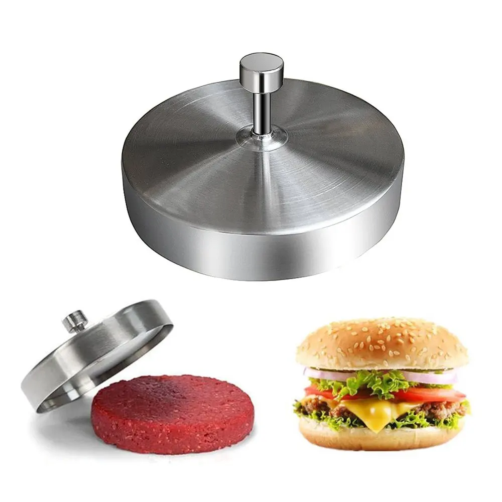 LMETJMA-máquina para hacer hamburguesas, prensa para hamburguesas de acero inoxidable, molde para carne y hamburguesas antiadherente para parrilla de barbacoa JT03