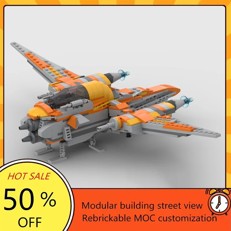 

489PCS Popular Space War Movie Model MOC Building Bricks Spaceship Modular Technology Gifts Holiday Assemble Children Toy Suit