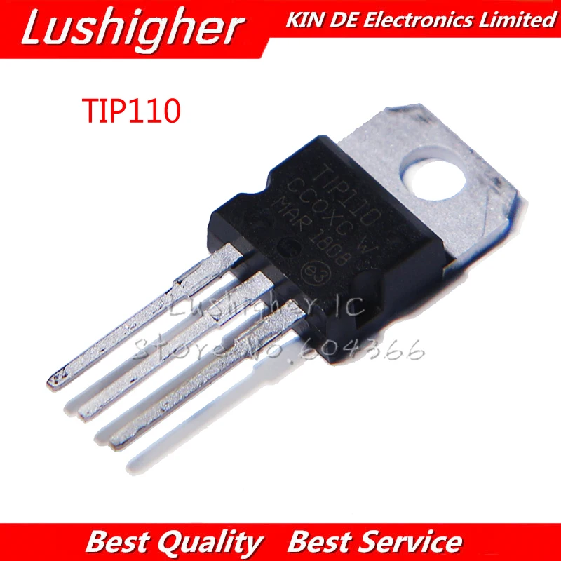 10pcs TIP110 TO-220 TIP-110 Darlington Transistor