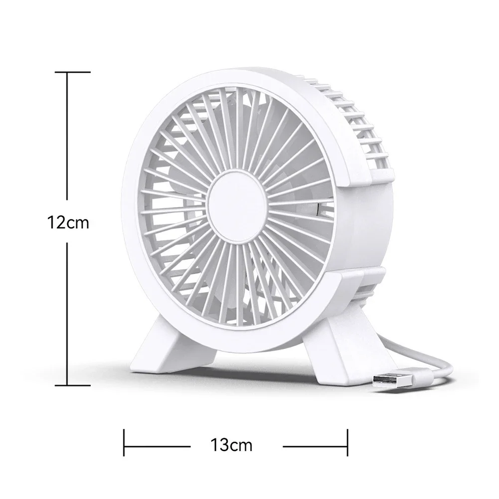 Ventilador de refrigeração portátil elétrico para laptops, Ventilador USB silencioso para casa, escritório, Refrigerador de mesa ao ar livre, Camping Air Mini Appliances