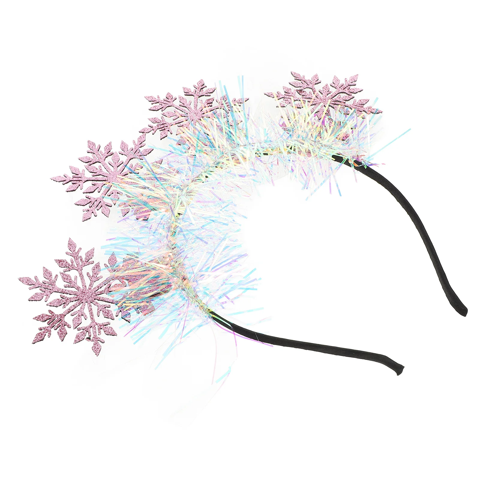 

Snowflake Headband Soft Comfortable Xmas Holiday Party Hair Accessories Christmas Hairband for Festive Headgear
