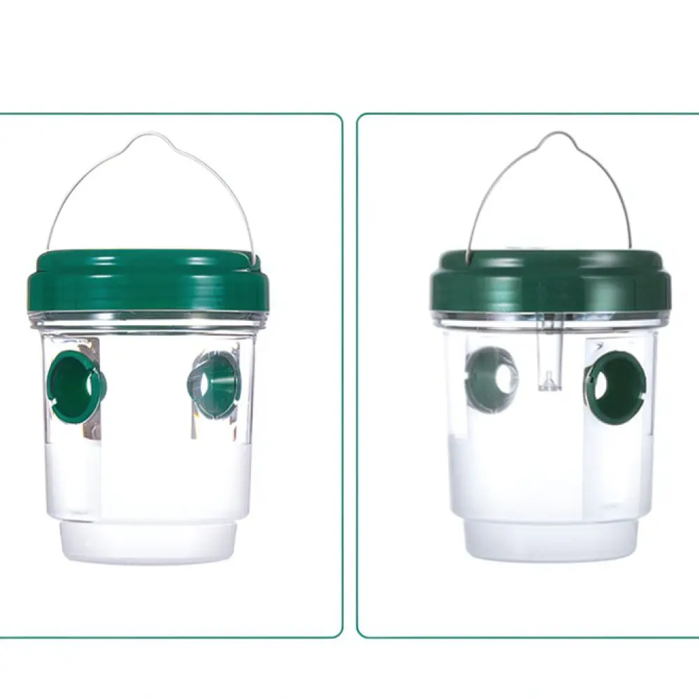 Yellow Wasp Trap Catcher For Orchard Farm Outdoor Insect Control Bee Fly Durable Plastic Repellent Device