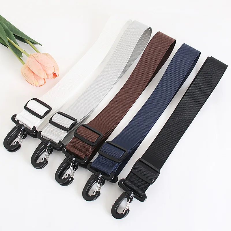 Effen kleur Nylon wind Handtassen Riem Schoudertas Riem Riemen voor tassen Verstelbare vervangende tasaccessoires 3,8 cm