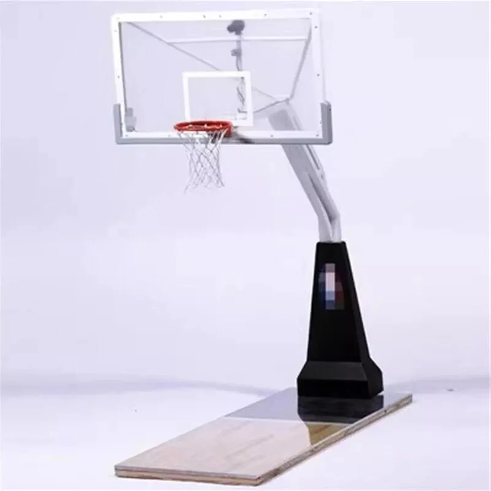 Support de basket-ball de simulation en PVC, cerceau de haute qualité, modèle de scène facile à assembler, jouet adapté à 6 en effet, cadeau de figurine, 1/12