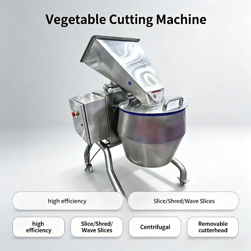 Stainless Steel Commercial Vegetable Cutter Machine Centrifugal High Production Slicer For Strawberry Cranberry Fruit