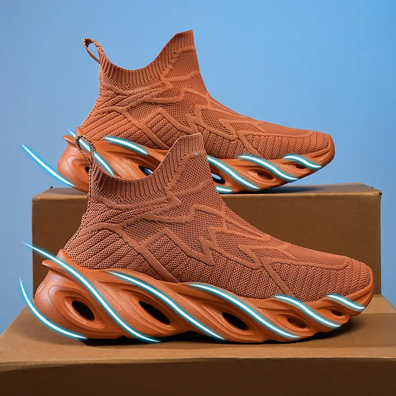 

Added Large-size High-top Sports and Leisure Shoes, New Autumn Fashion and Lightweight Running Shoes, Trendy Shoes