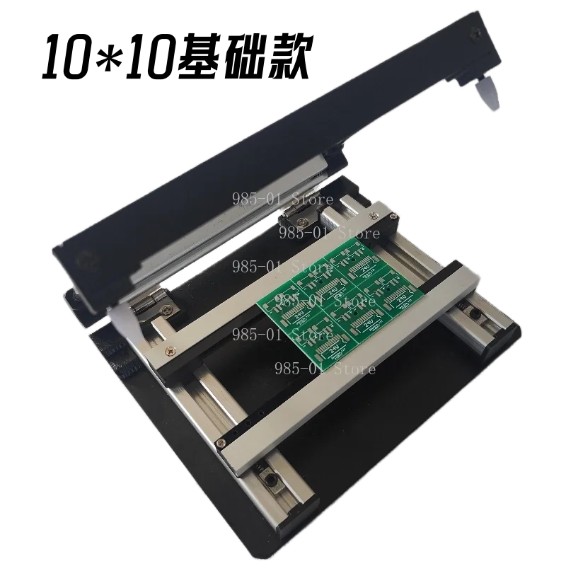 PCB Stencil Solder Paste Printing Station, Manual Small Steel Sheet Screen Printer
