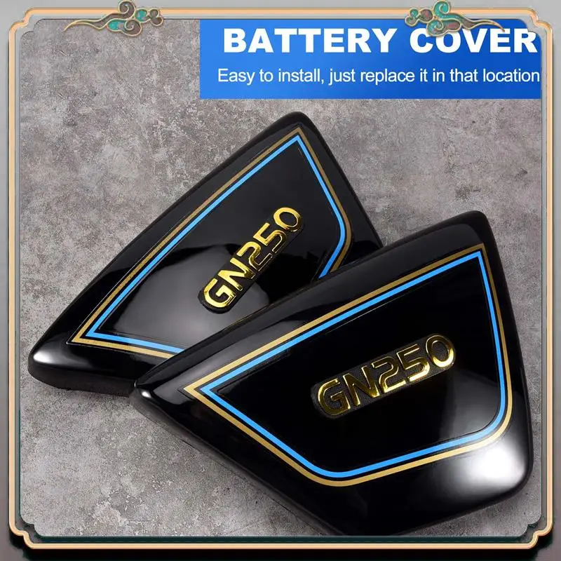 Reliable-1 Pair Right & Left Frame Side Covers Panels For Suzuki Motorcycle Parts Gn 250 Gn250 Gn250 Motorcycle Parts