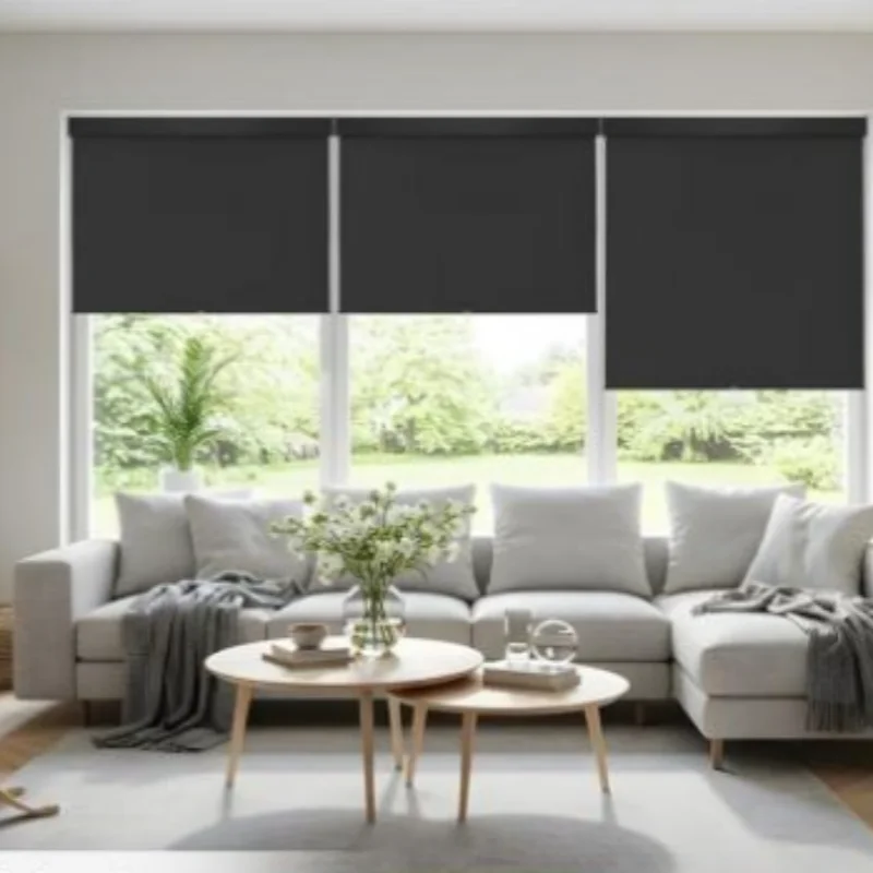 High Quality China Factory Wholesale Heat Insulation Blackout Smart Electric Motorized Roller Blinds For Windows