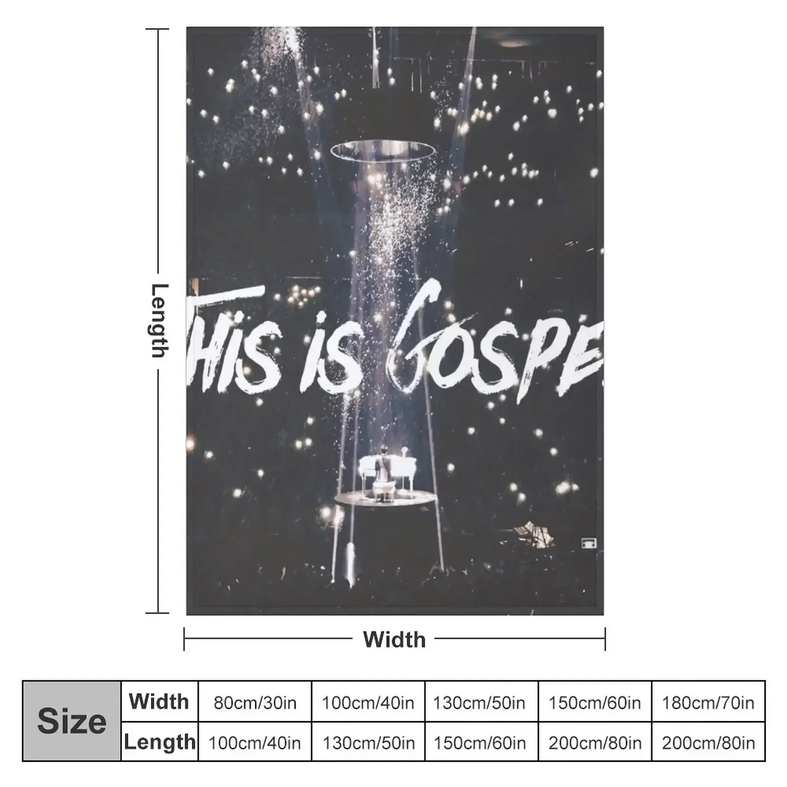 This Is Gospel - Death Of A Bachelor Tour Throw Blanket Luxury Thicken Sofa Flannel Fabric Large Blankets