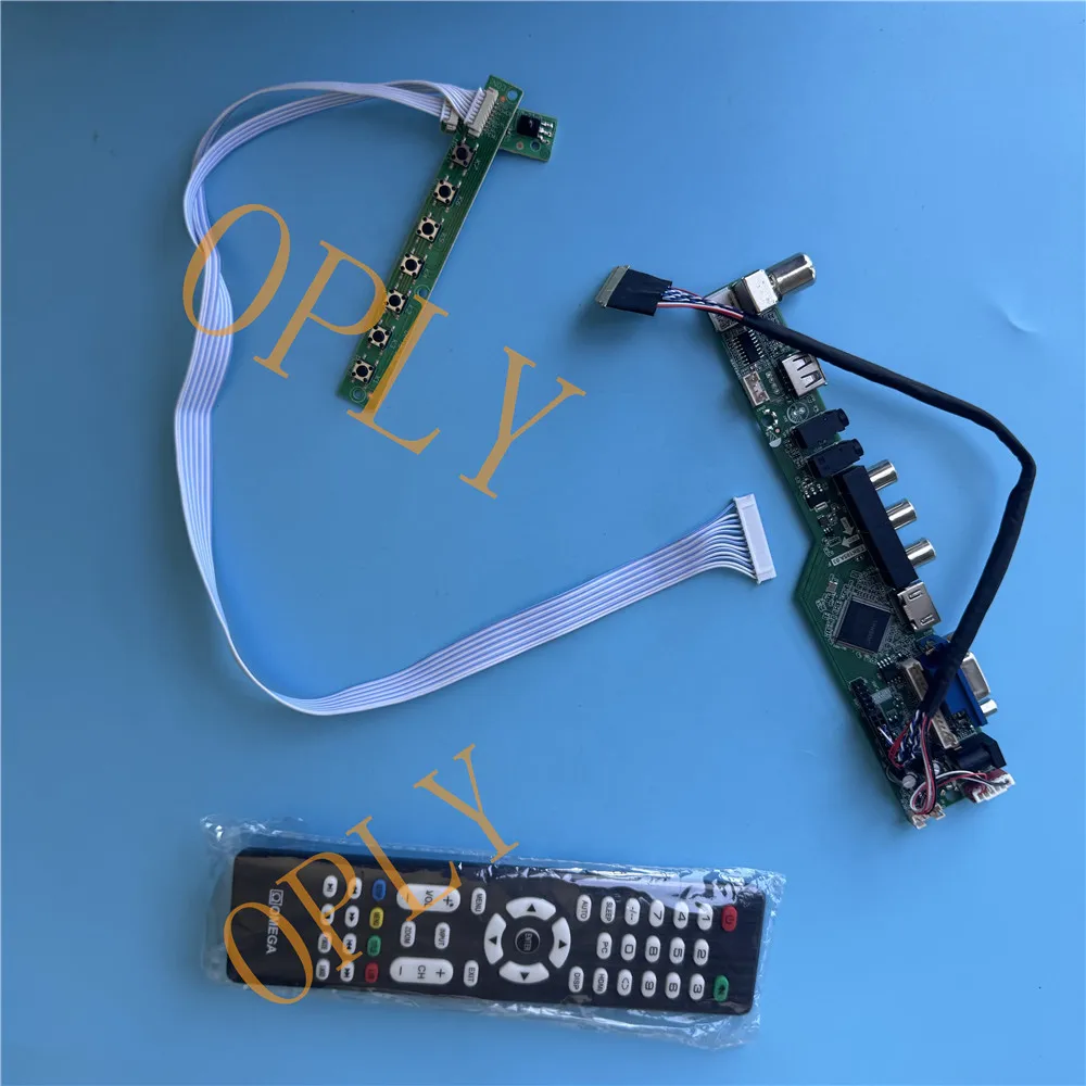 HDMI-compatible RF USB AV VGA Audio TV Controller board kit for LP133WH2-TLF2 LP133WH2 1366X768 13.3" panel Screen monitor