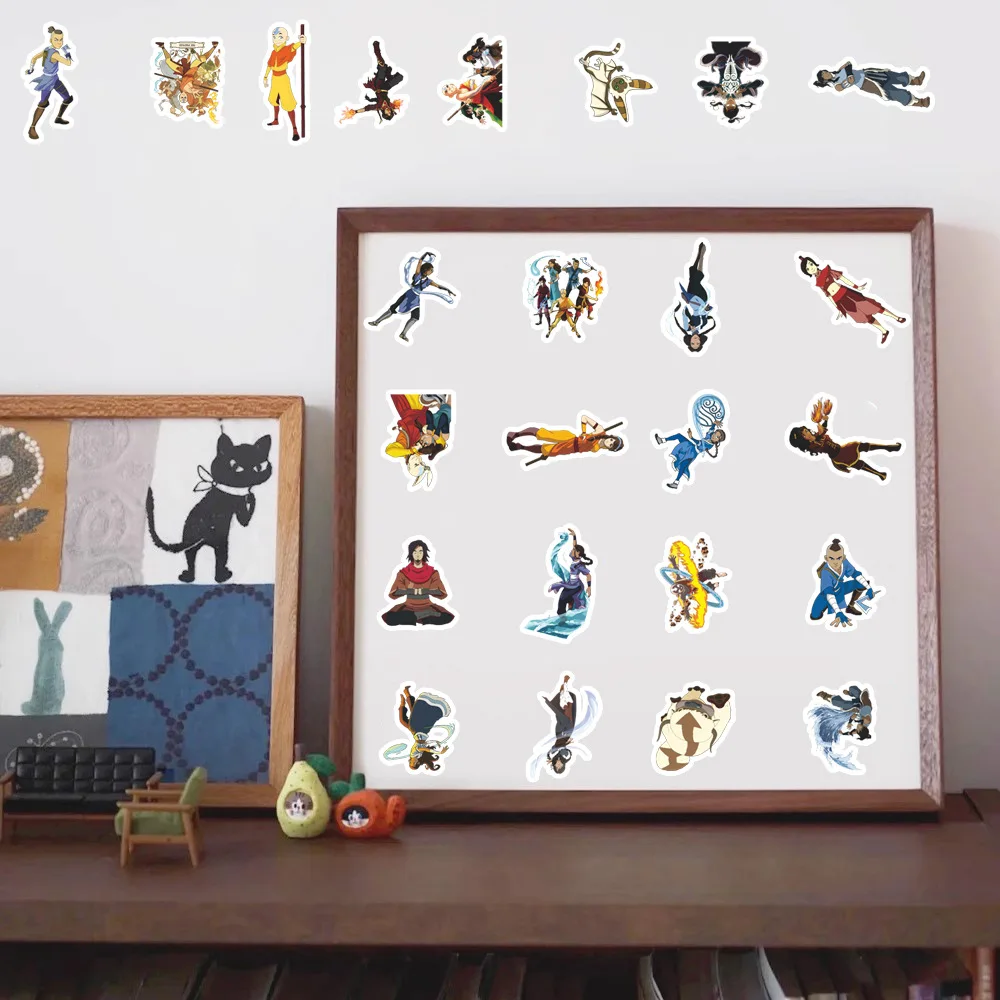 

10/30/50PCS Anime Avatar The Last Airbender Cartoon Cool Personal Decorative Stickers Waterproof Decal Kids Toy DIY Scrapbook