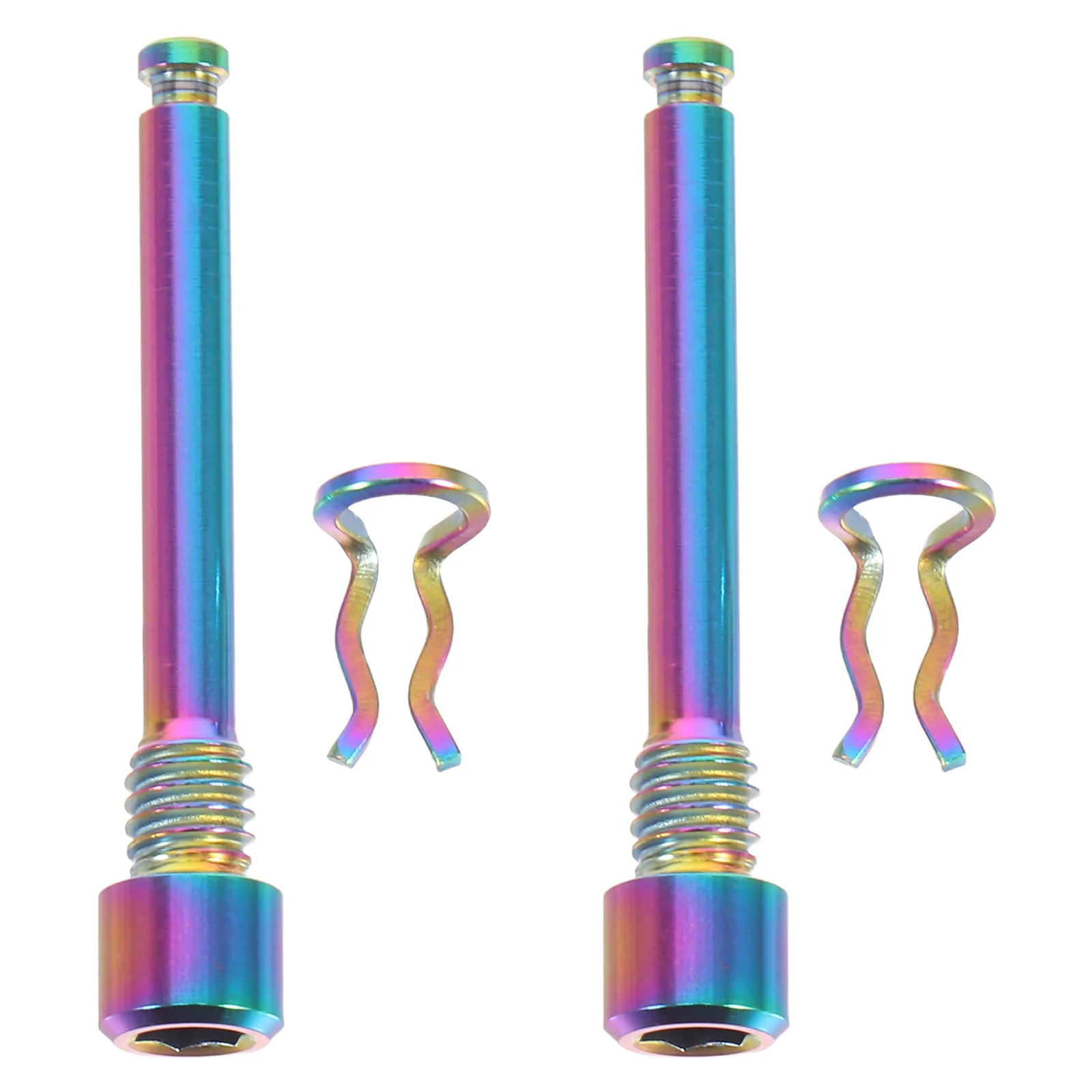 

1Set Disc Brake Pin Lightweight Alloy Oil Disc Pin Retaining Clip for Mountain Road Bike Brake Caliper Screw Replacement